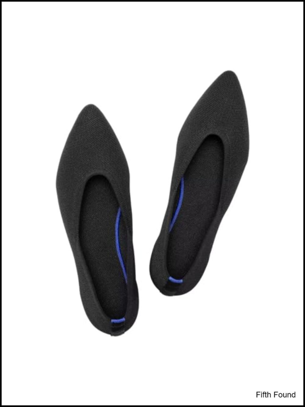 Womens Pointed Toe Knit Flats Slip On Comfort Dress Shoes Ballet Flats